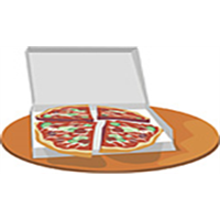 Teen pizza certificate 1 & 1 Raffle ticket  Badge
